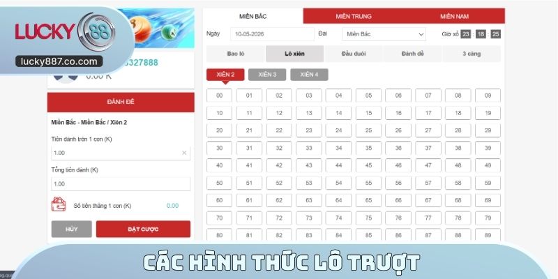 Các hình thức lô trượt