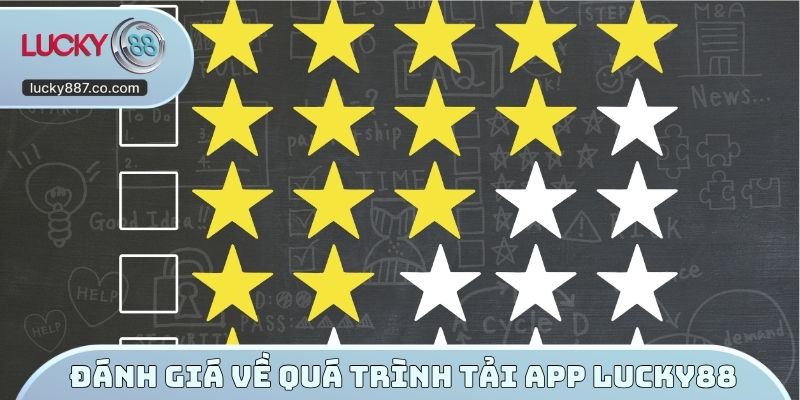 Đánh giá về quá trình tải App LUCKY88