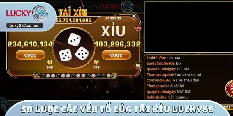 Sơ lược các yếu tố của tài xỉu Lucky88